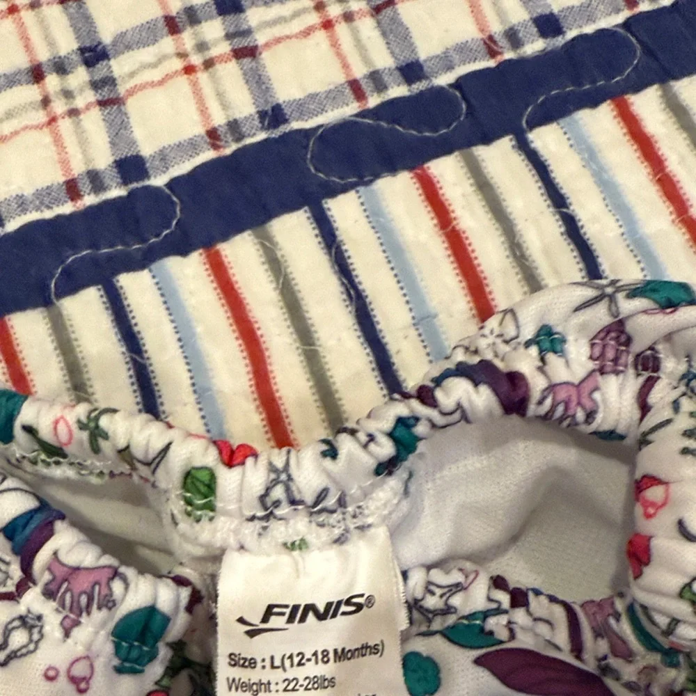 Finis Colorful Printed swim Diaper Cover
